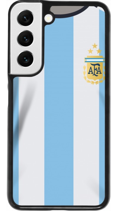 Samsung Galaxy S22 Case Hülle - Argentinien 2022 personalisierbares Fussballtrikot