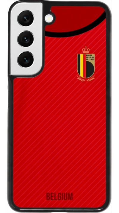 Coque Samsung Galaxy S22 - Maillot de football Belgique 2022 personnalisable