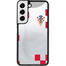 Samsung Galaxy S22 Case Hülle - Kroatien 2022 personalisierbares Fussballtrikot