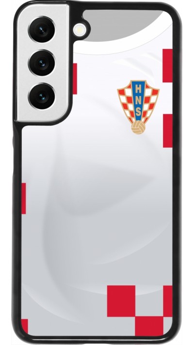 Coque Samsung Galaxy S22 - Maillot de football Croatie 2022 personnalisable