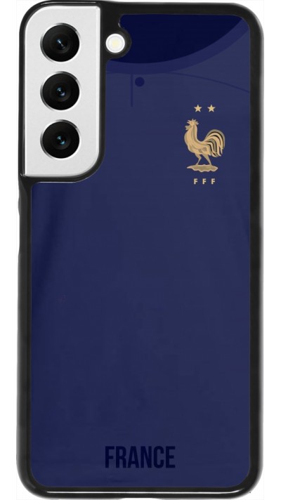 Samsung Galaxy S22 Case Hülle - Frankreich 2022 personalisierbares Fussballtrikot