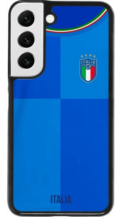 Coque Samsung Galaxy S22 - Maillot de football Italie 2022 personnalisable