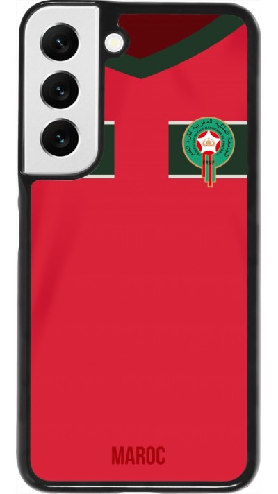 Samsung Galaxy S22 Case Hülle - Marokko 2022 personalisierbares Fussballtrikot