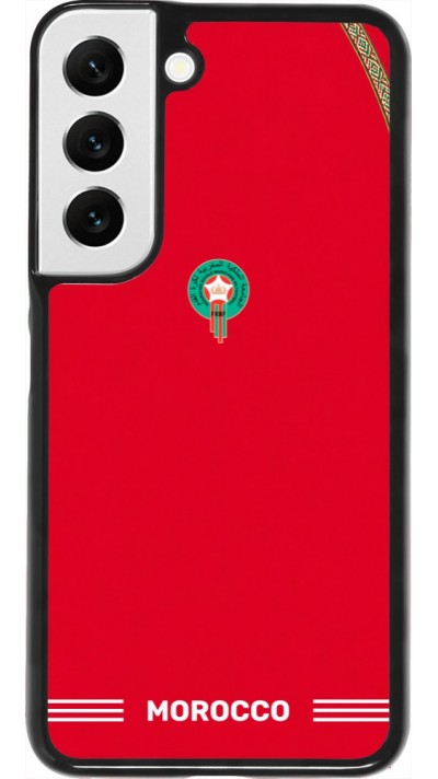 Coque Samsung Galaxy S22 - Maillot de football Maroc 2026 personnalisable