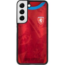 Coque Samsung Galaxy S22 - Maillot de football République Tchèque personnalisable