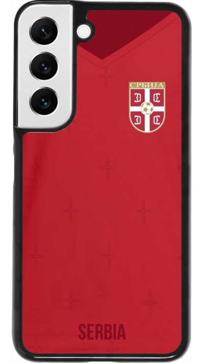 Samsung Galaxy S22 Case Hülle - Serbien 2022 personalisierbares Fussballtrikot