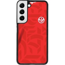 Coque Samsung Galaxy S22 - Maillot de football Tunisie 2022 personnalisable