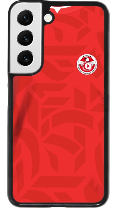 Coque Samsung Galaxy S22 - Maillot de football Tunisie 2022 personnalisable