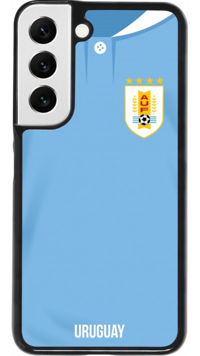 Samsung Galaxy S22 Case Hülle - Uruguay 2022 personalisierbares Fussballtrikot