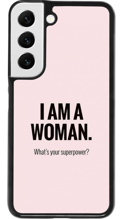 Coque Samsung Galaxy S22 - I am a woman