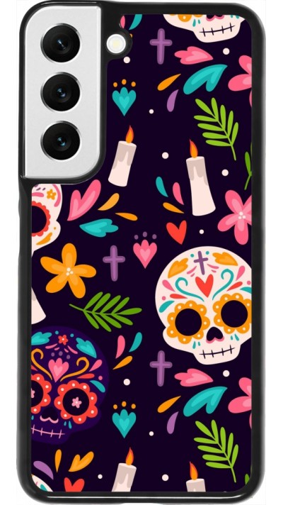 Samsung Galaxy S22 Case Hülle - Halloween 2023 mexican style