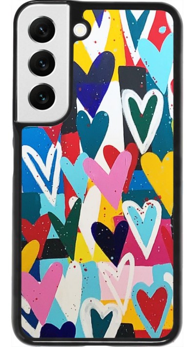 Coque Samsung Galaxy S22 - Joyful Hearts