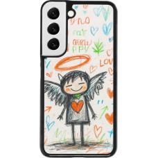 Coque Samsung Galaxy S22 - Little Angel Sketch Love