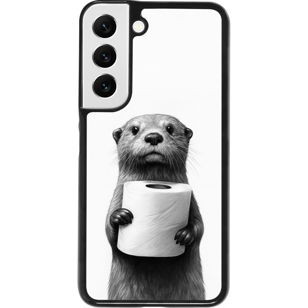 Coque Samsung Galaxy S22 - Loutre papier de toilette