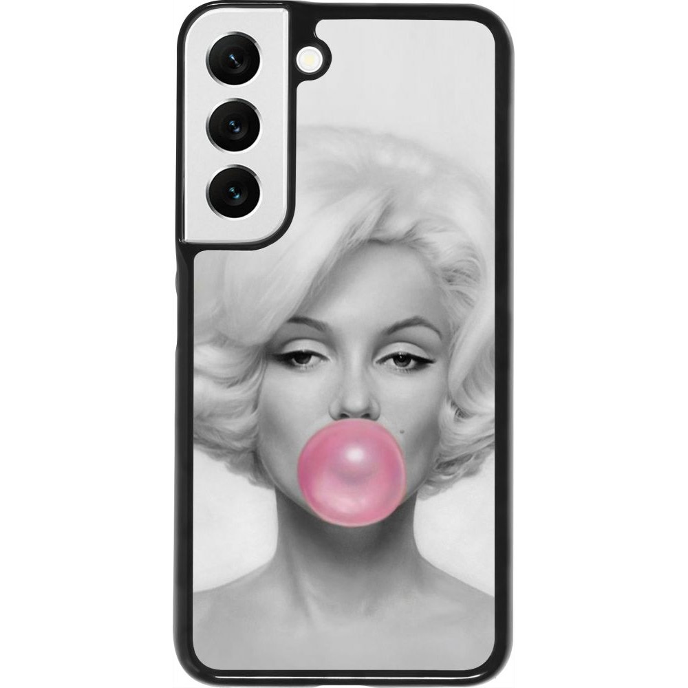 Coque Samsung Galaxy S22 - Marilyn Bubble