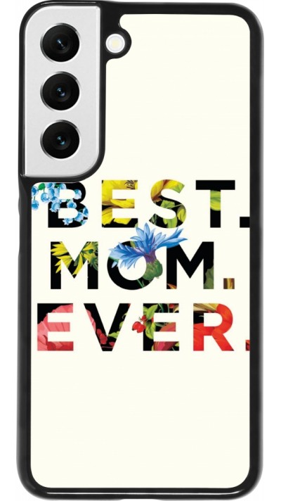 Coque Samsung Galaxy S22 - Mom 2023 best Mom ever flowers