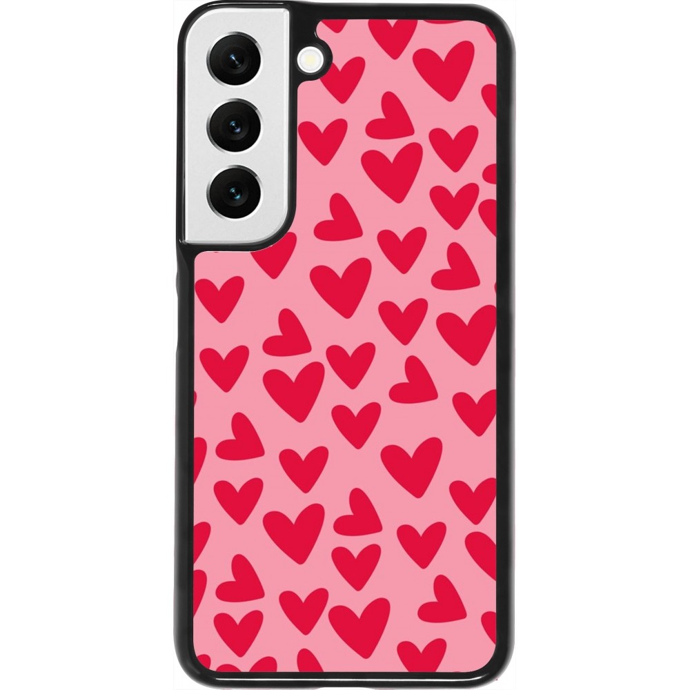 Samsung Galaxy S22 Case Hülle - Mom 2024 kleine Herzen