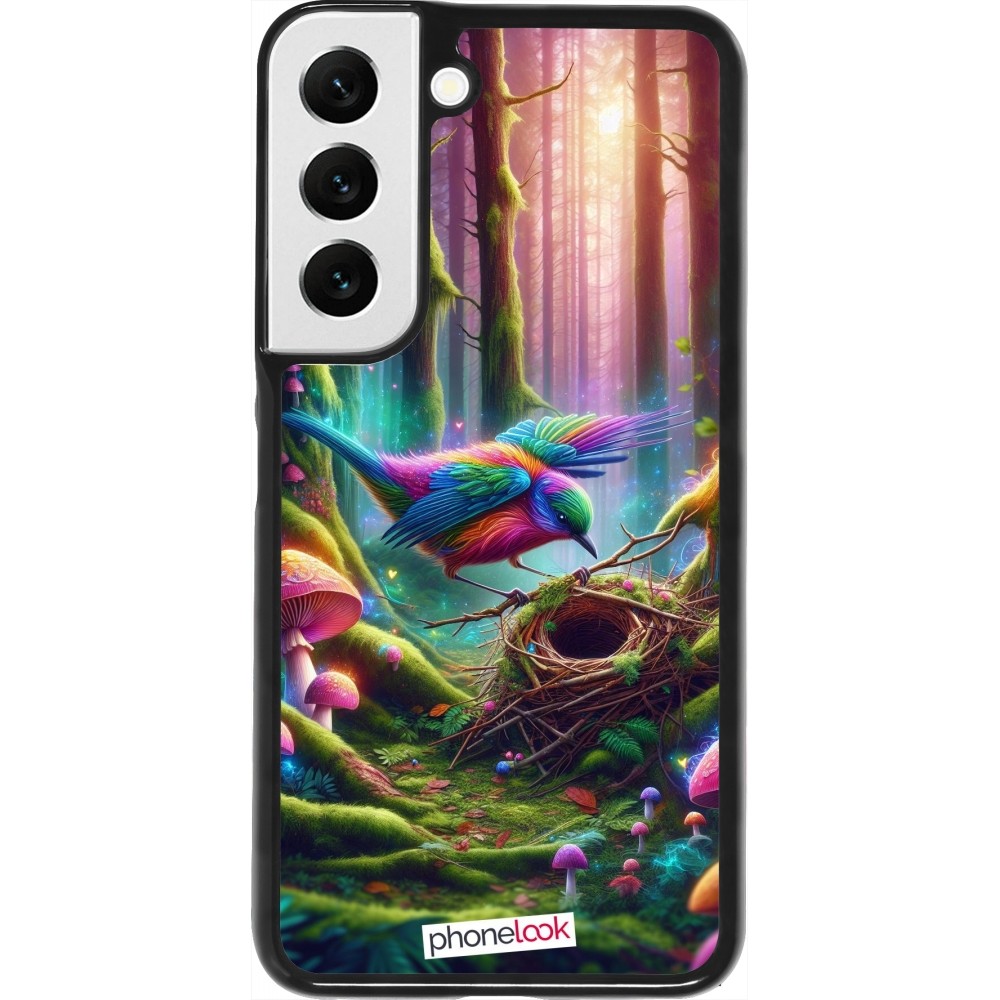 Coque Samsung Galaxy S22 - Oiseau Nid Forêt