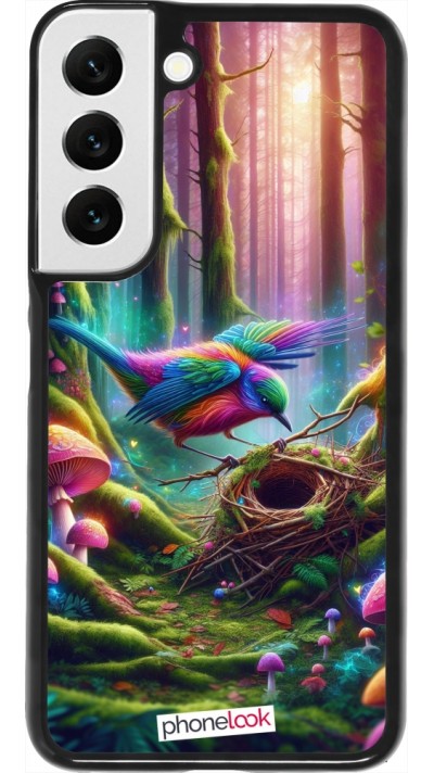 Coque Samsung Galaxy S22 - Oiseau Nid Forêt