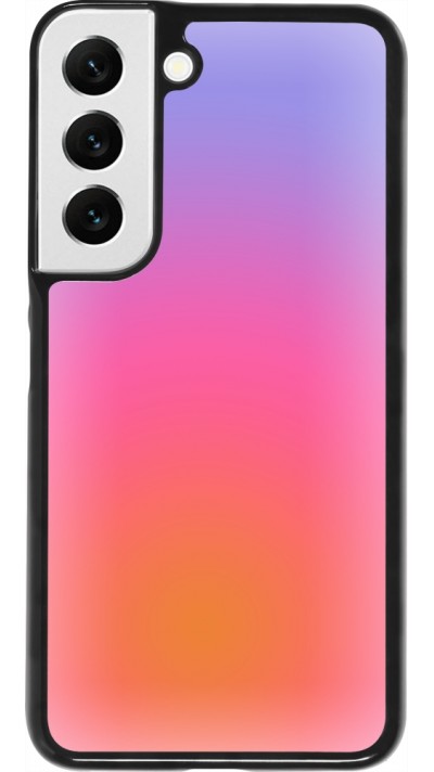 Samsung Galaxy S22 Case Hülle - Orange Pink Blue Gradient