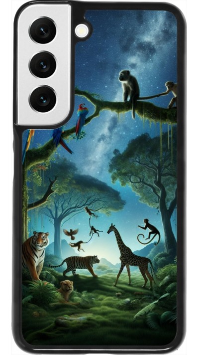 Samsung Galaxy S22 Case Hülle - Paradies der exotischen Tiere