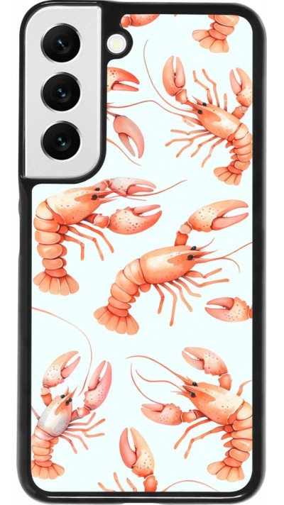 Coque Samsung Galaxy S22 - Pattern de homards pastels