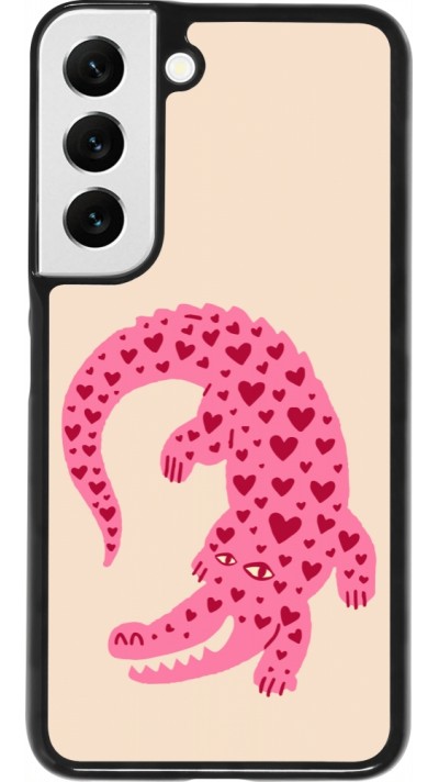 Samsung Galaxy S22 Case Hülle - Pink crocodile 2026