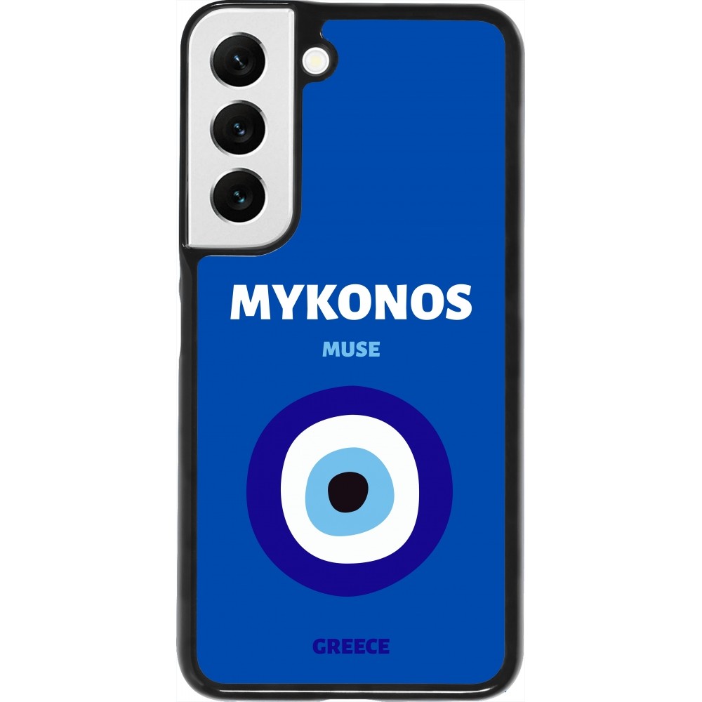Samsung Galaxy S22 Case Hülle - Pop Summer Destination Mykonos
