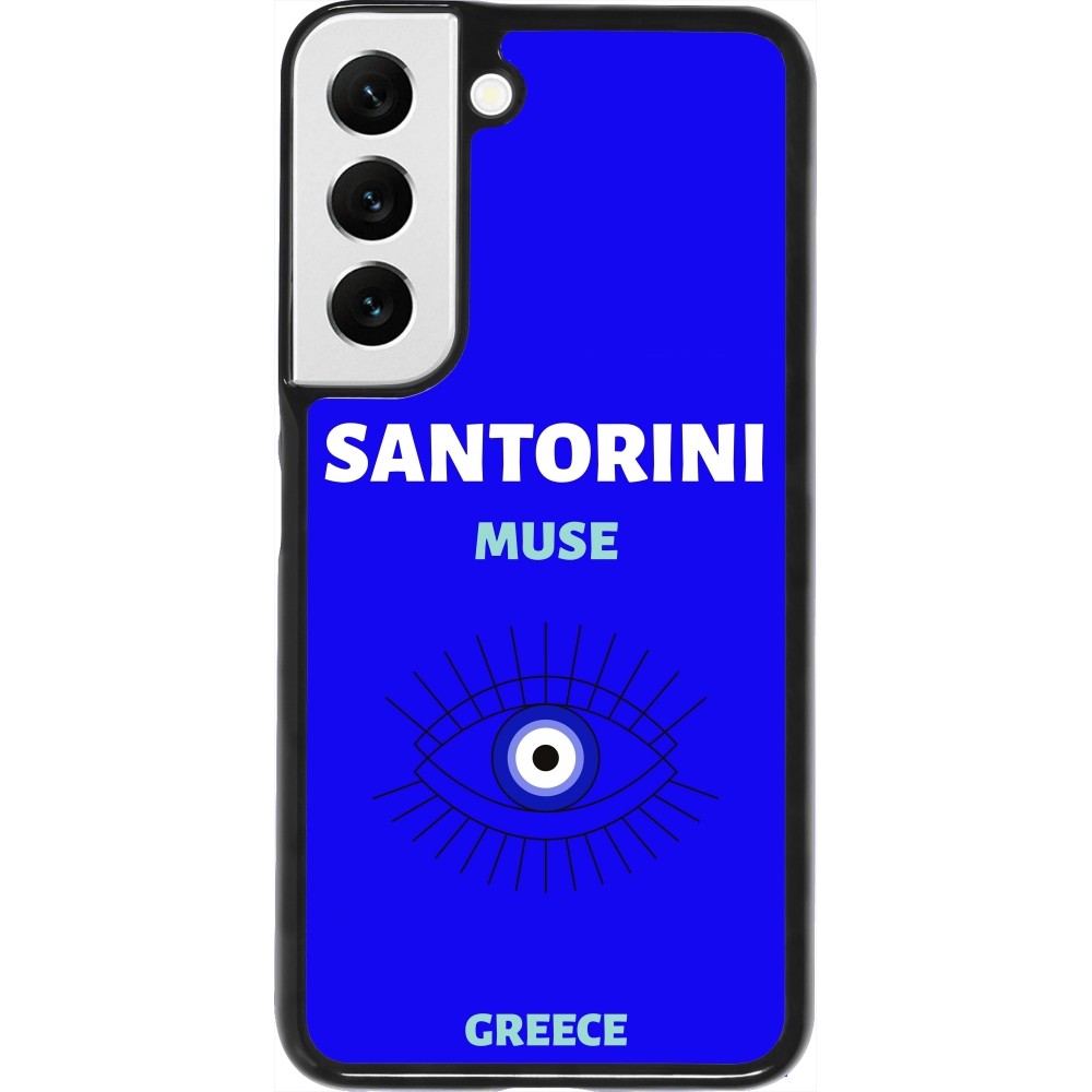 Samsung Galaxy S22 Case Hülle - Pop Summer Destination Santorini