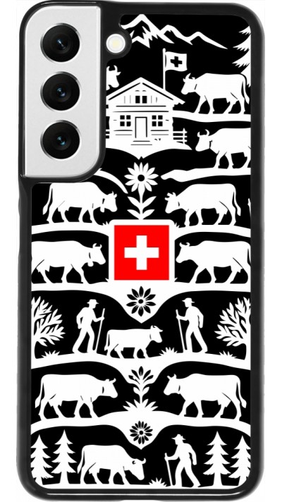 Coque Samsung Galaxy S22 - Poya Suisse 3 noir
