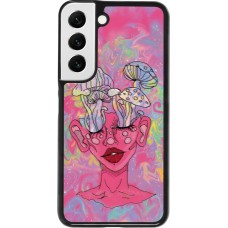 Coque Samsung Galaxy S22 - Psychedelic pink mushroom