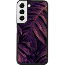 Coque Samsung Galaxy S22 - Purple Light Leaves