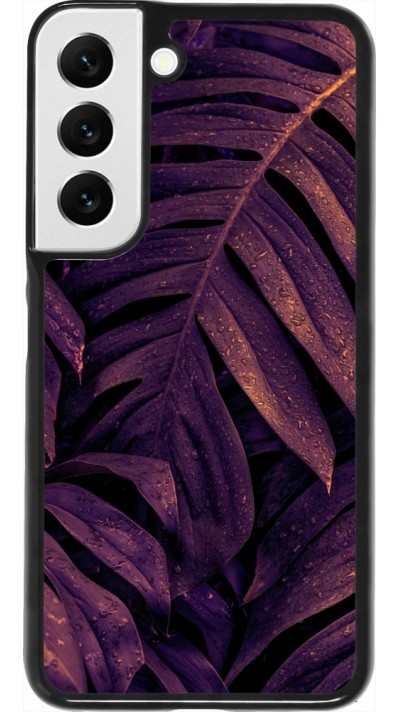 Coque Samsung Galaxy S22 - Purple Light Leaves