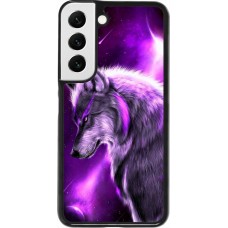 Hülle Samsung Galaxy S22 - Purple Sky Wolf