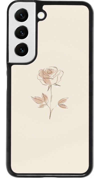 Coque Samsung Galaxy S22 - Sable Rose Minimaliste