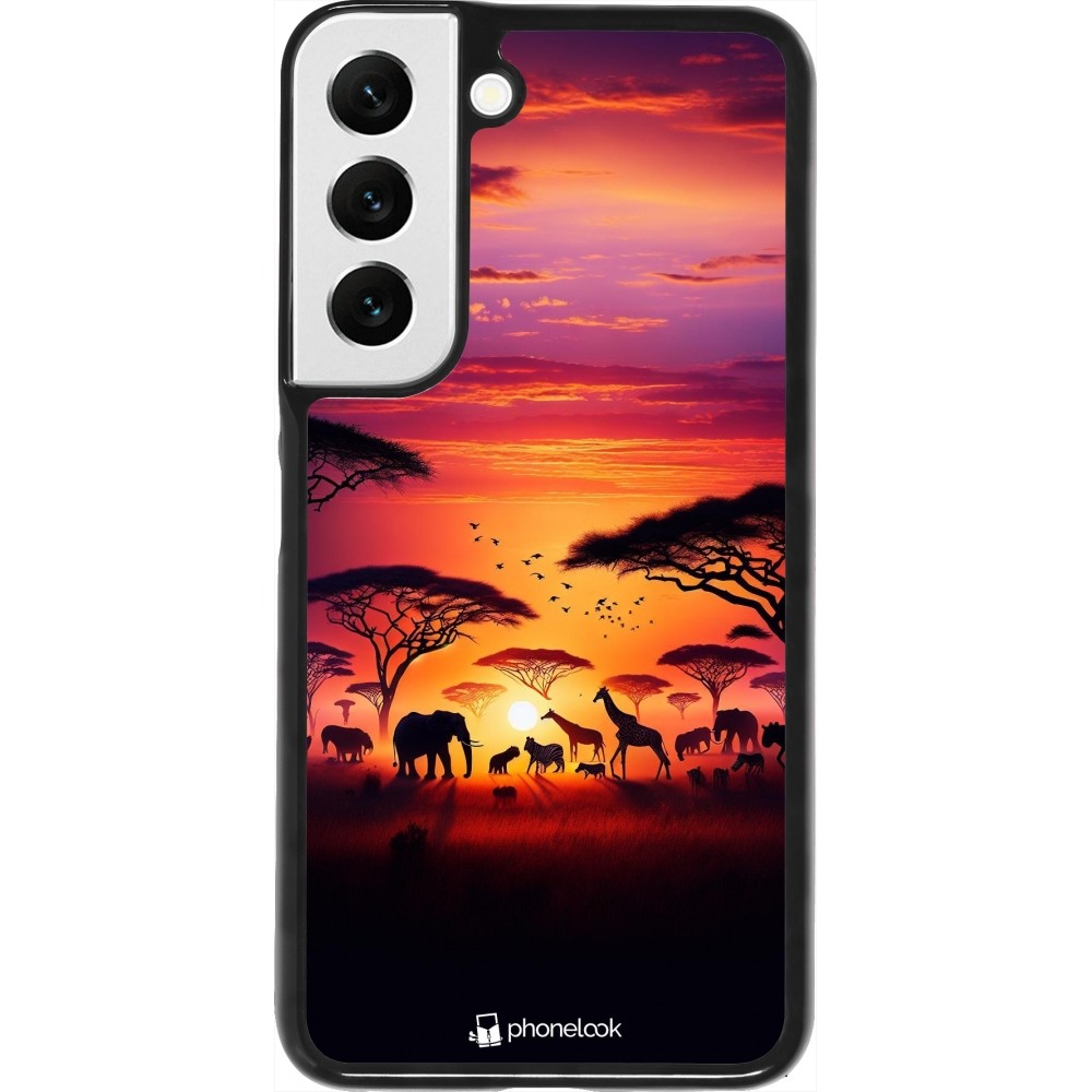 Coque Samsung Galaxy S22 - Safari sunset wildlife