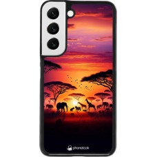 Coque Samsung Galaxy S22 - Safari sunset wildlife