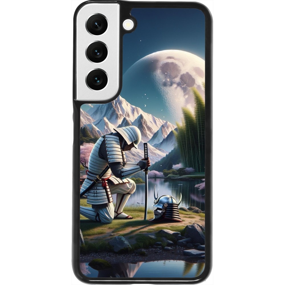 Coque Samsung Galaxy S22 - Samurai Katana Lune