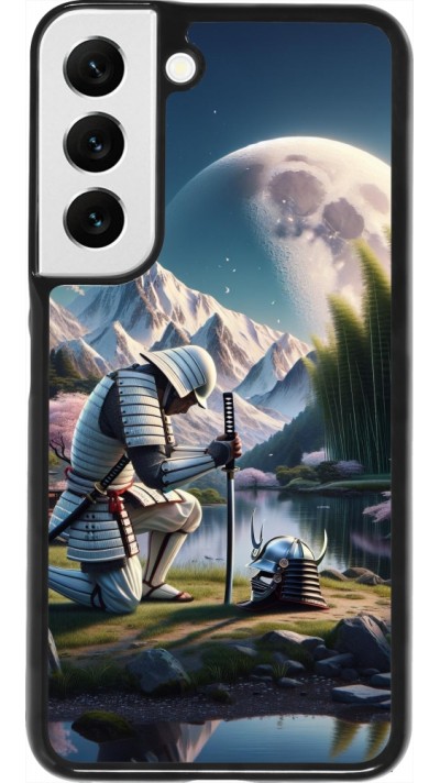 Samsung Galaxy S22 Case Hülle - Samurai Katana Mond