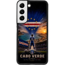 Samsung Galaxy S22 Case Hülle - Fussball Kap Verde splash 2026