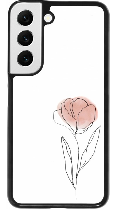 Coque Samsung Galaxy S22 - Spring 23 minimalist flower