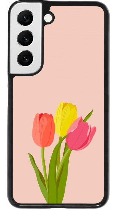 Samsung Galaxy S22 Case Hülle - Spring 23 tulip trio