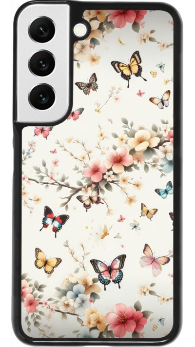 Coque Samsung Galaxy S22 - Spring 25 Papillons Légers