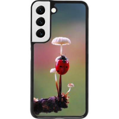 Coque Samsung Galaxy S22 - Ladybird on a mushroom Spring 2026