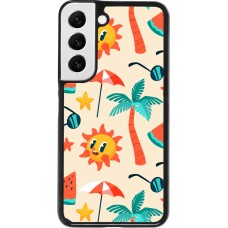 Coque Samsung Galaxy S22 - Summer 2025 Pattern soleil