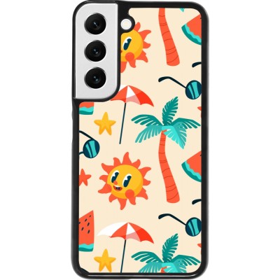 Samsung Galaxy S22 Case Hülle - Summer 2025 Pattern soleil