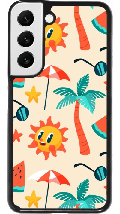 Coque Samsung Galaxy S22 - Summer 2025 Pattern soleil