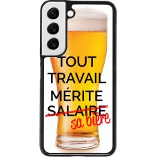 Coque Samsung Galaxy S22 - Tout travail mérite sa bière