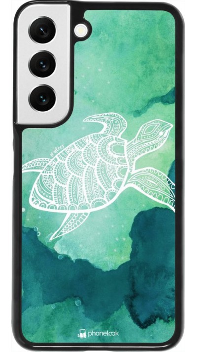 Hülle Samsung Galaxy S22 - Turtle Aztec Watercolor
