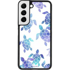 Coque Samsung Galaxy S22 - Turtles pattern watercolor